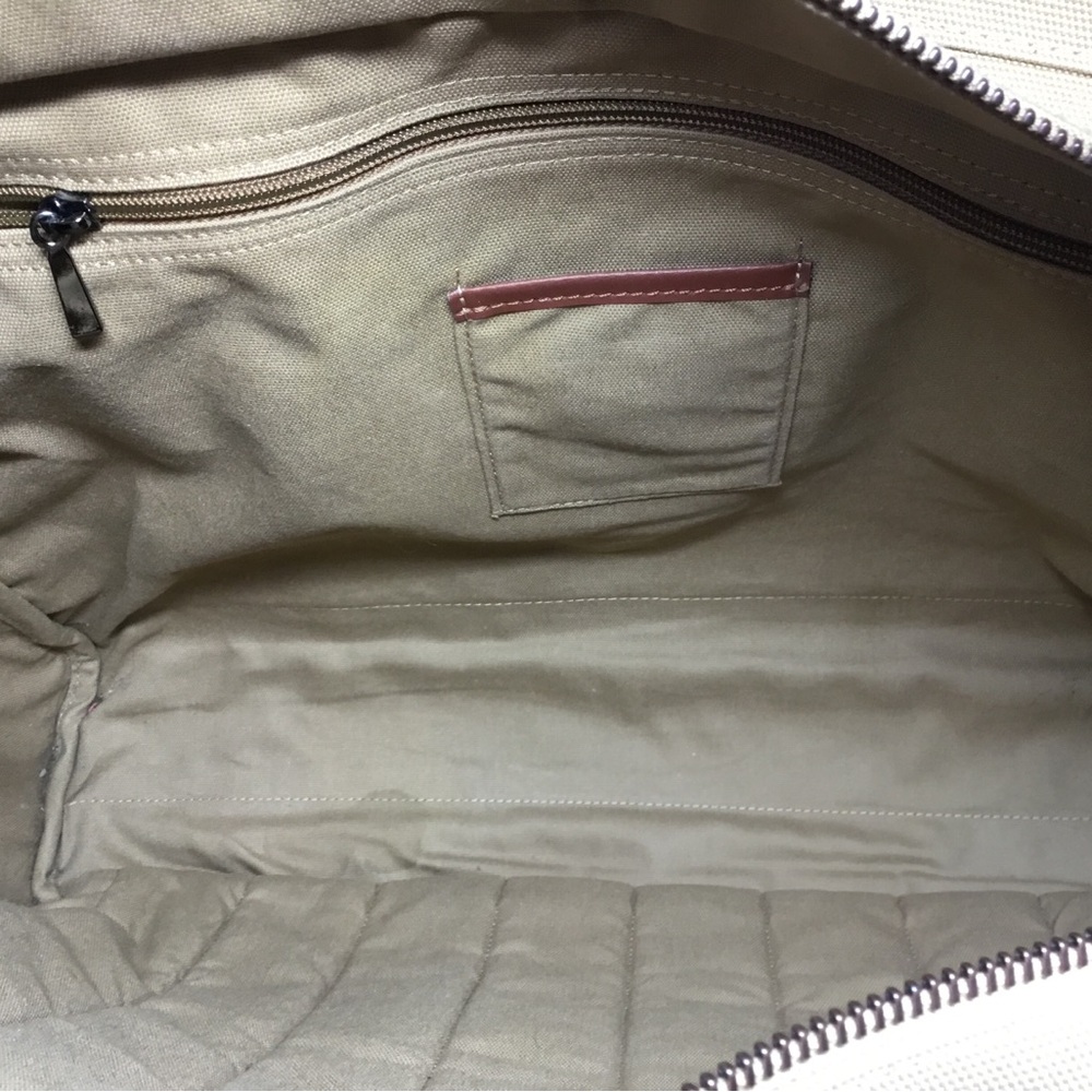 Authentic Longchamp Canvas Leather Convertible Tote Large - Picture 9 of 16